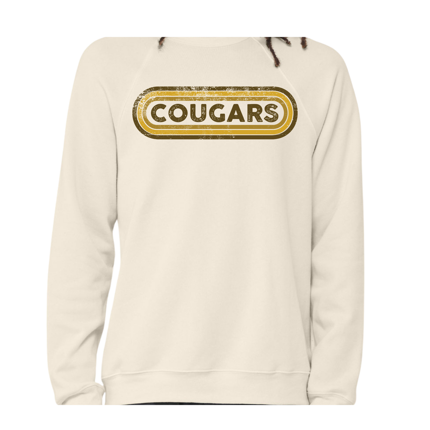 Retro Cougars Mascot Tee